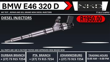BMW E46 320 D Diesel Injectors 