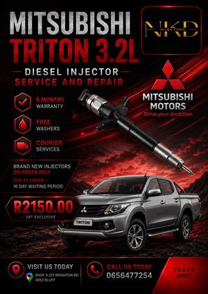 Service_your_Mitsubishi_Triton_3.2L_Diesel_Injectors_NKD