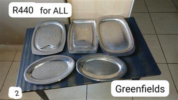 stainless steel trays and meat slicing trays