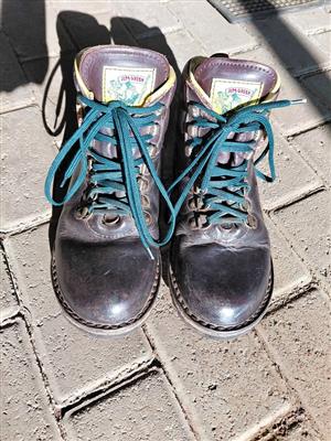 Jim Green Leather Highlander Dark Brown Boots