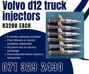 VOLVO D12 TRUCK INJECTORS FOR SALE WITH WARRANTY 