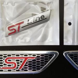 Ford Focus ST badges emblems stickers 