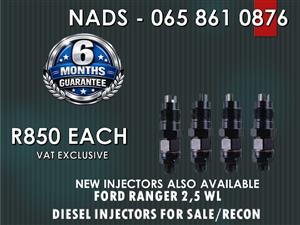 RECONDITIONED DIESEL INJECTORS FOR SALE FOR FORD RANGER 2.5 WL