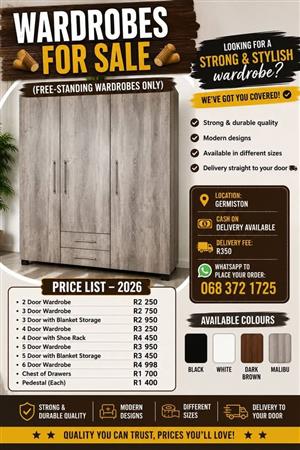 WARDROBE & CHEST OF DRAWERS FOR SALE