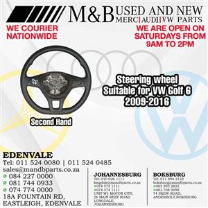 Steering Wheel (Second Hand)  Suitable for VW Golf 6  2009-2016