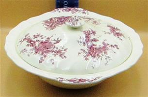 Pastorale Toile De Jouy by Johnson Brothers Medium Bowl & Lid- made in England