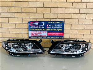 VW Passat CC Facelift left & right side Bi-xenon LED Adaptive headlights (2013)
