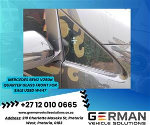 Mercedes v250d quarter glass front for sale used W447