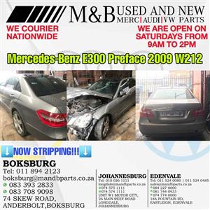️Mercedes-Benz E300 Preface 2009 W212 Stripping for Spares