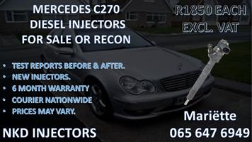 Copper WASHERS included with Reconditioning Injectors MERCEDES C270 BOSCH