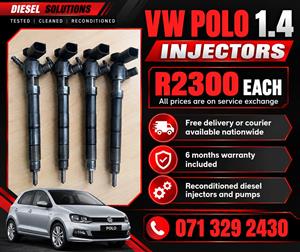 VW POLO 1.4 INJECTORS FOR SALE WITH WARRANTY INCLUDED 