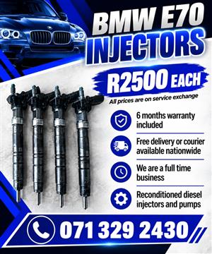 BMW E70 INJECTORS FOR SALE WITH WARRANTY INCLUDED 