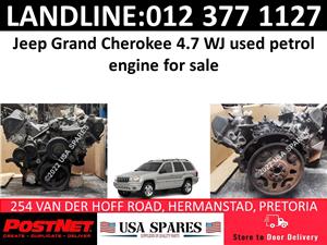 Jeep Grand Cherokee 4.7 WJ engine for sale