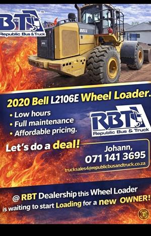 2020 BELL L2106E WHEEL LOADER