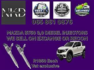 MAZDA BT50 DIESEL INJECTORS FOR SALE - RECONDITIONED AND NEW HARTBEESPOORT