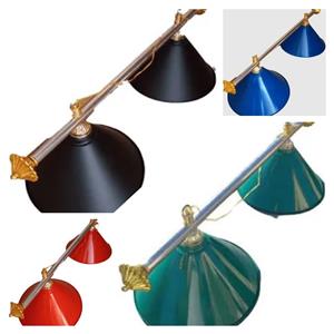 Pool Snooker Billiard lighting chandelier / canopy lamp 2-shades, Multiple Colou