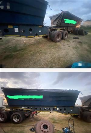 2014 Afrit40 cube sidetipper trailer