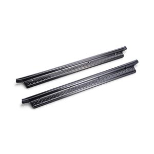 Toyota LandCruiser 70 Single Cab Heavy Duty Stainless Steel Door Sills (black)