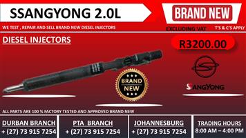 Ssangyong 2.0L (BRAND NEW) Diesel Injectors 