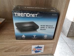 Used, TRENDnet N150 WIRELESS N ADSL 2/2+ Modem Router for sale  Durban - Durban Central