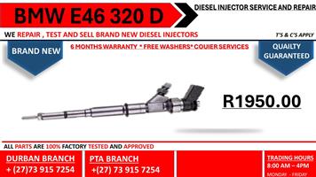 BMW E46 320 D Diesel Injectors 