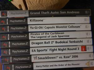 PS2 games for sale