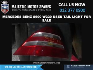 2009 Mercedes Benz W220 S500 left tail light for sale