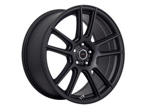 17″ A-Line FX1 4/100 & 4/108 Satin Black Alloy Wheels