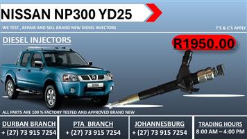 Nissan Np300 yd25 Diesel Injectors 