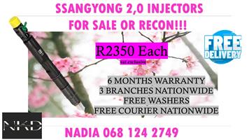SSANGYONG 2.0 DIESEL INJECTORS TO RECON NATIONWIDE