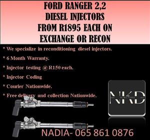 Ford Ranger 22 injectors for sale or recon 