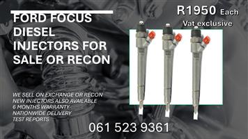 FORD FOCUS DIESEL INJECTORS FOR SALE WITH TEST REPORTS 