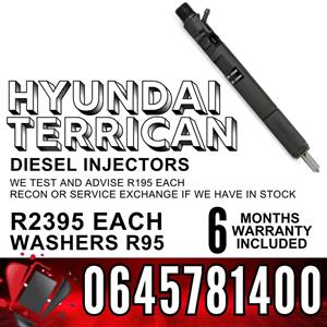 Hyundai Terrican diesel injectors for sale