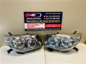 Land Cruiser Prado FJ150 left and right side xenon headlights