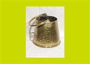 Vintage Brass Coal Bucket - SKU 1017										