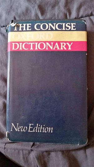 Oxford dictionary (concise)