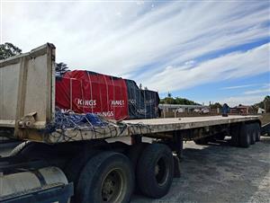 2008 - SATB 14meter Tri Axle Flat Deck Trailer now on sale  | Excellent Condition