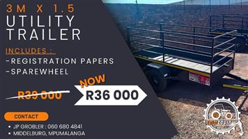 Utility trailer  CONTACT  JP GROBLER  