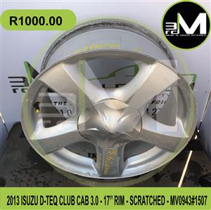 17' Rim - Isuzu D-teq Club cab 3.0