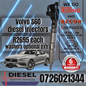 Volvo S60 diesel injectors for sale