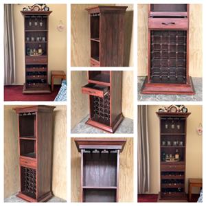 Liquor and or wine cabinet Cottage series 1900 version 1 - Stained