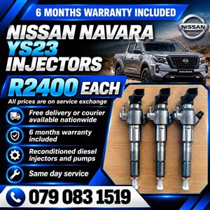 NISSAN NAVARA YD23 INJECTORS FOR SALE 