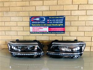 VW Tiguan R-line left and right side LED xenon headlights 