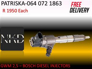GWM 2,5 DIESEL INJECTORS