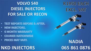 DIESEL INJECTORS FOR SALE FOR VOLVO S40 - TESTED WITH REPORT