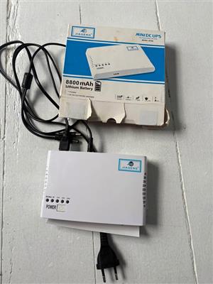 Mini DC UPS. 8800mAh lithium Battery. Hardly used. Collection in Seapoint