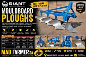 New Giant mouldboard ploughs available