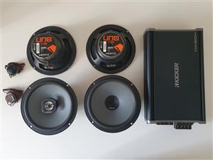 Car Amplifier and speakers