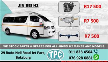 We Stock All Parts and Spares for Jin Bei H2 