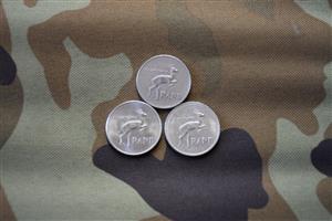 SOUTH AFRICAN 1977 1 RAND COIN